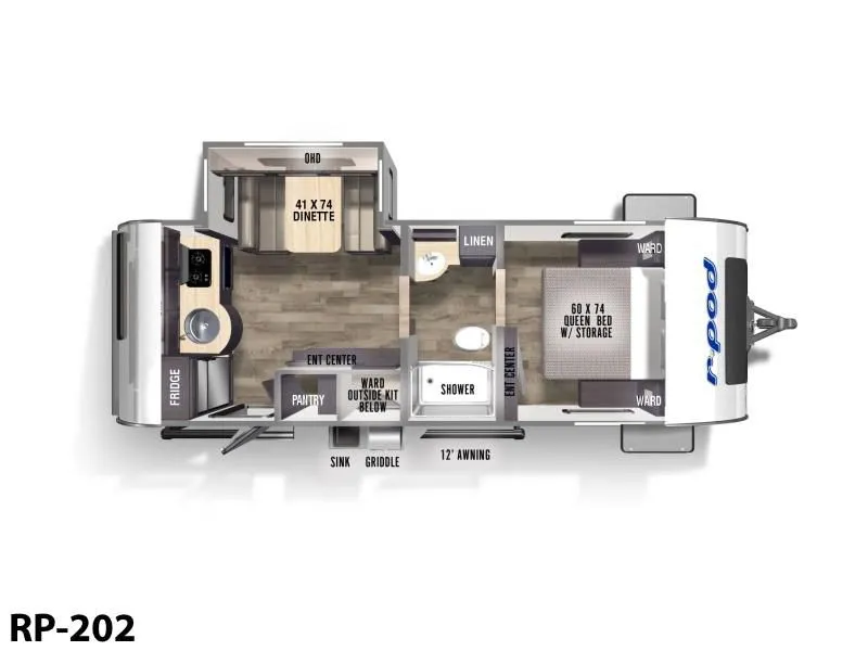 2023 Forest River R-Pod RP-202