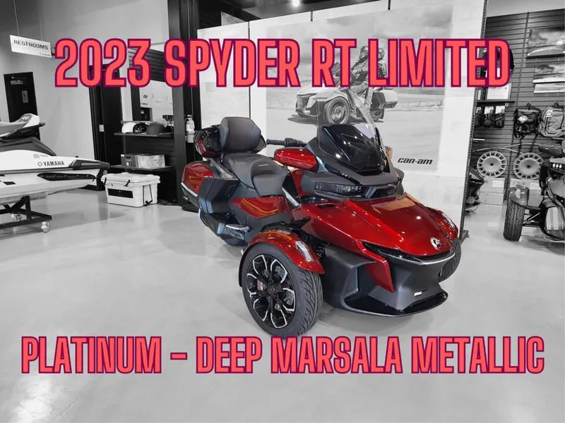 2023 Can-Am Spyder RT Limited Platinum - Deep Marsala Metallic