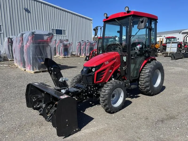 2022 TYM  T25H Tractor with 24.7HP, Cab, Loader and Snowblower