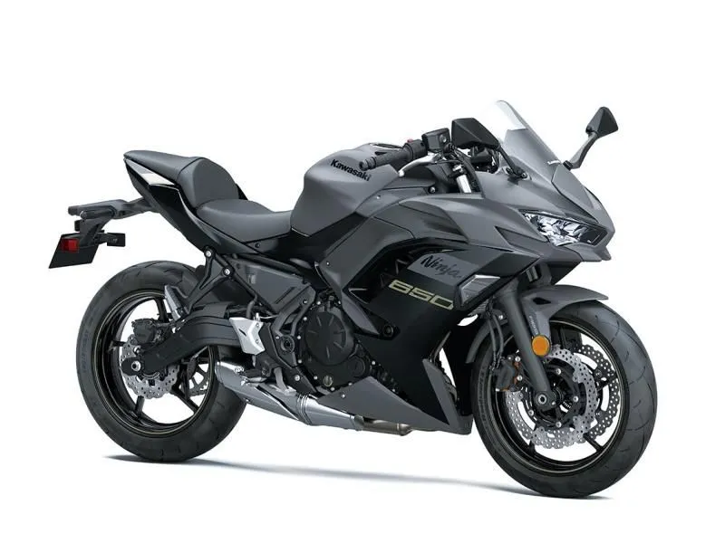 2024 Kawasaki Ninja 650 Metallic Matte Dark Gray/Metallic Spark Black