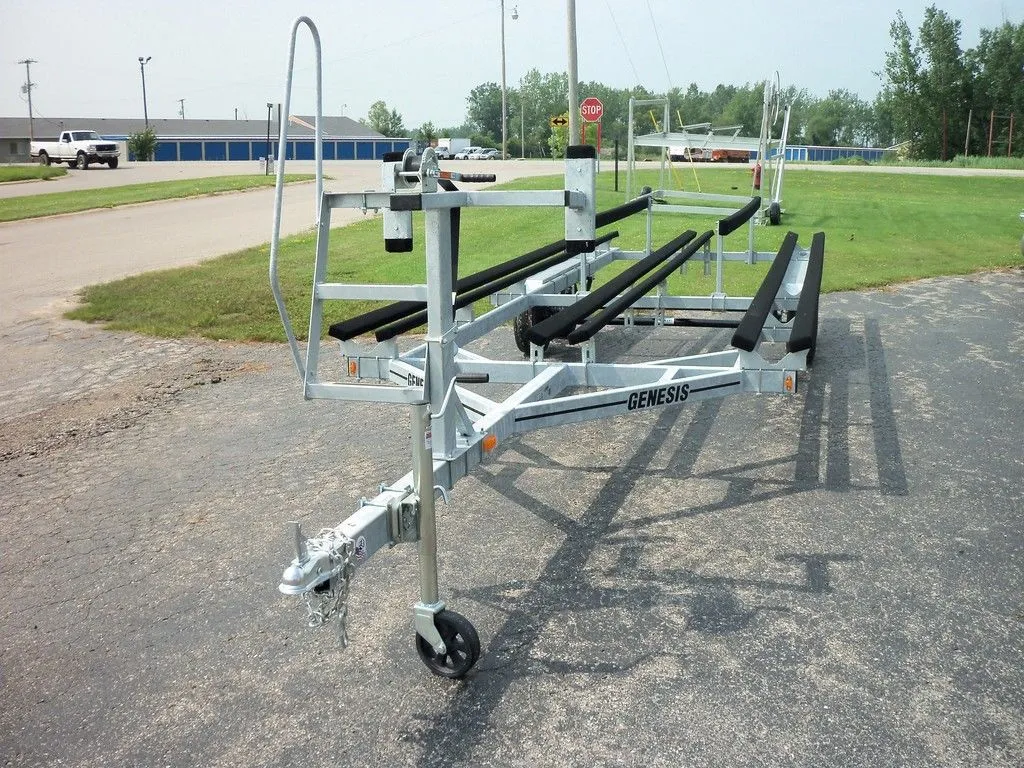 2024 Genesis 24ft Tritoon Tandem Axle Float-on Trailer