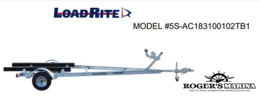 2022 Load Rite 5 STARR Aluminum Single Axle Roller 5S-AR183100102TB1