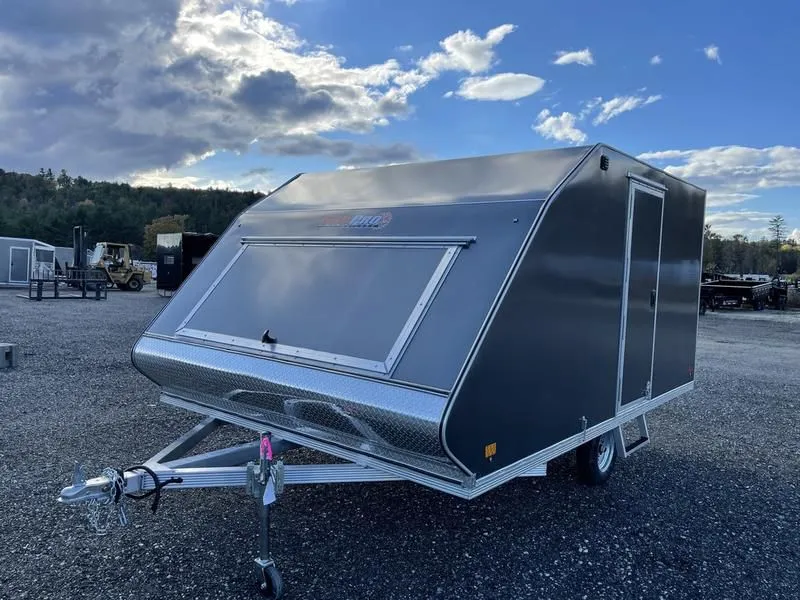 2022 SnoPro Trailers  101x12 Hybrid 2-Place Snow Trailer w/ Mats & Guides