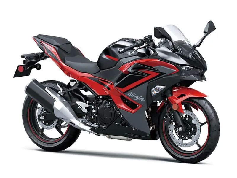 2024 Kawasaki Ninja 500 ABS Passion Red/Metallic Flat Spark Black