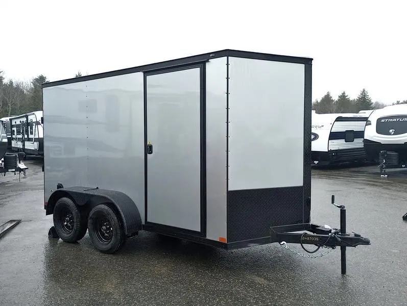 2024 Covered Wagon Trailers  6x12 7K Enclosed Cargo w/Extra Height, Blackout Package, Spring Assist Ramp