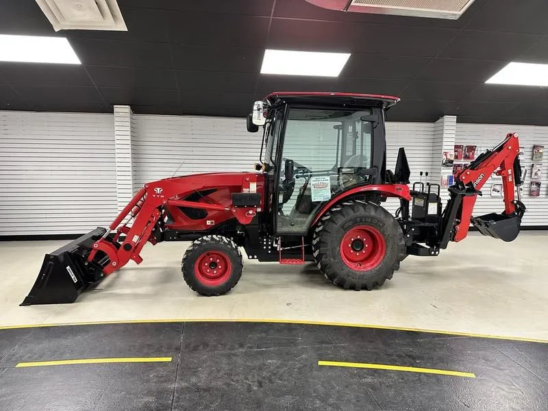 2023 TYM  3515CH Hydrostatic Tractor with Cab, Loader, Backhoe and 35 HP