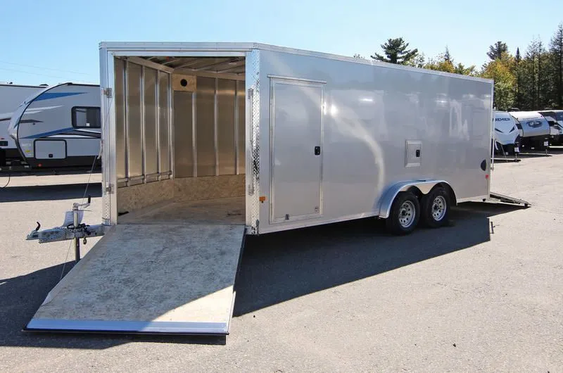 2022 E-Z Hauler by Mission Trailers  7.5x18 Aluminum 3-Place Drive-In Drive-Out w/Extra Height