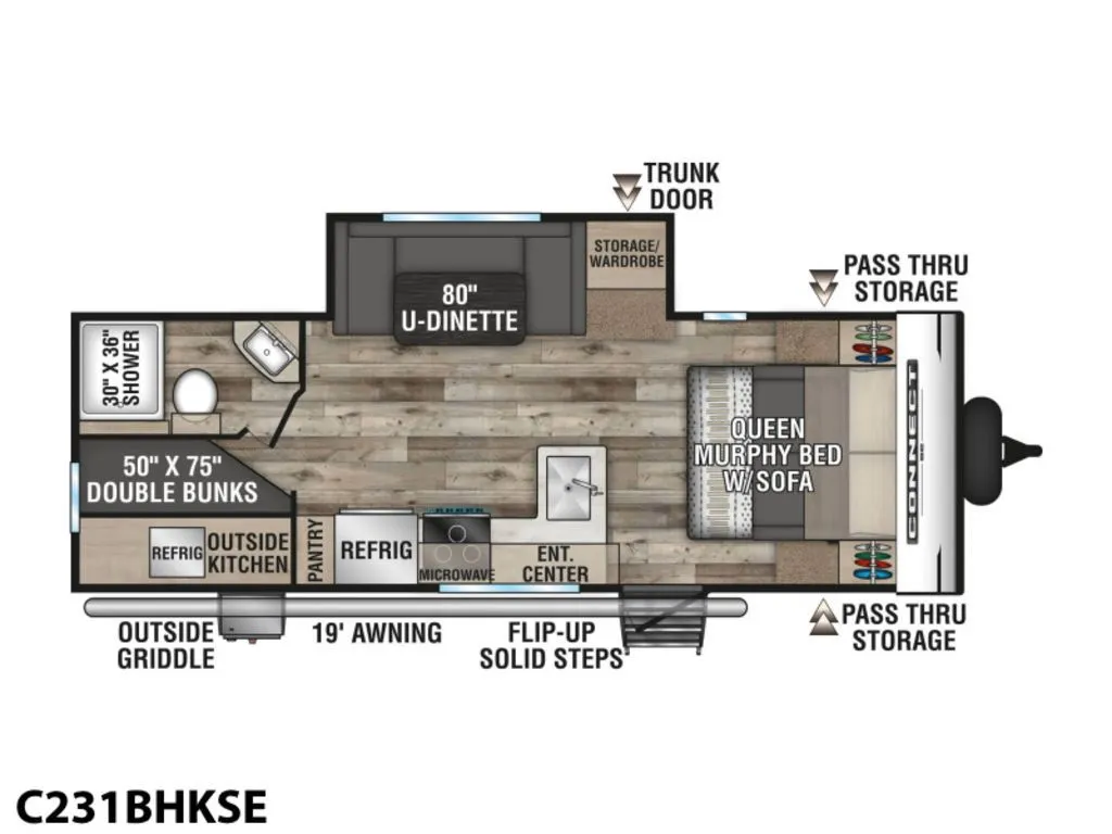 2023 KZ RV Connect SE C231BHKSE