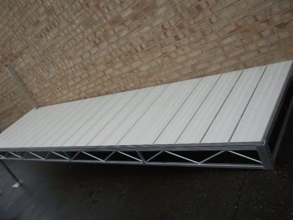  Aluminum Dock 10.5' Long Section with Aluminum Decking