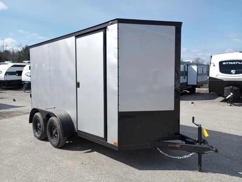 2024 Covered Wagon Trailers  6x12 7K Enclosed Cargo w/Extra Height, Blackout Package, Spring Assist Ramp