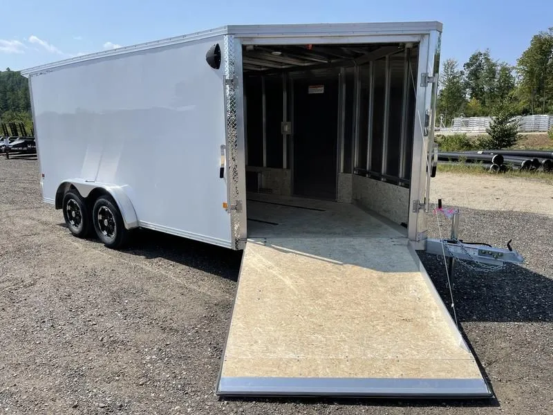 2022 Stealth Trailers  7.5x14 Aluminum 2-Place Enclosed Snowmobile Trailer