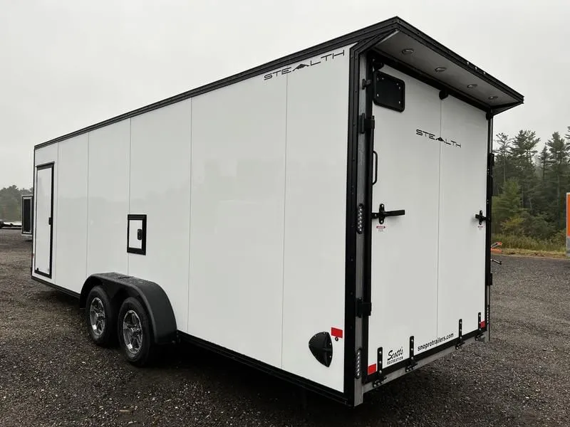 2023 Stealth Trailers  7x22 Aluminum 4-Place Drive-In/Out w/Alum Wheels