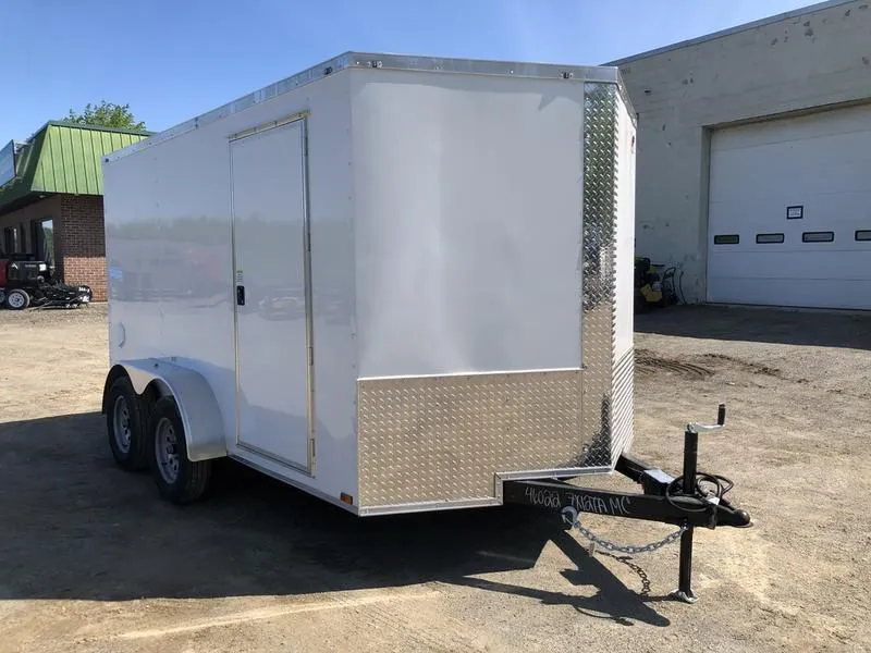 2023 Quality Cargo  7x12 7K Enclosed Cargo w/Spring Assist Ramp Door