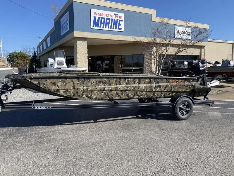 2024 Excel Boats 1854 Shallow Water F4 PRO HDR40 MudBuddy Spud Poles / Lightbar