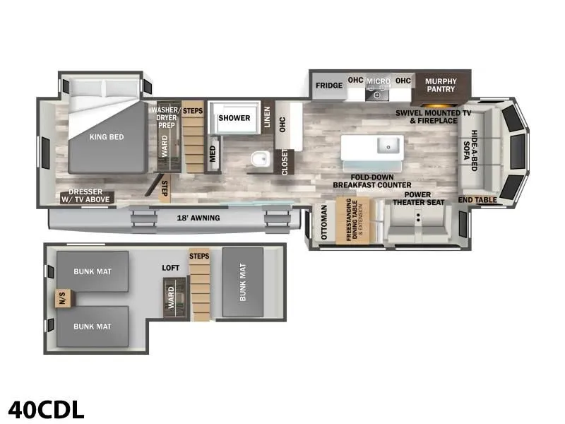 2024 Forest River Cedar Creek Cottage 40CDL