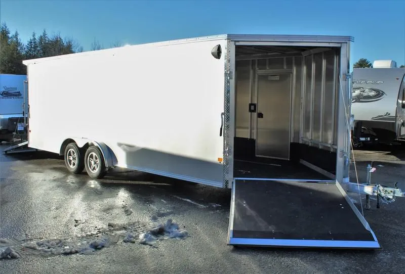 2022 Stealth Trailers  7.5x22 Aluminum 4-Place Drive In/Out w/Extra Height, Aluminum Wheels