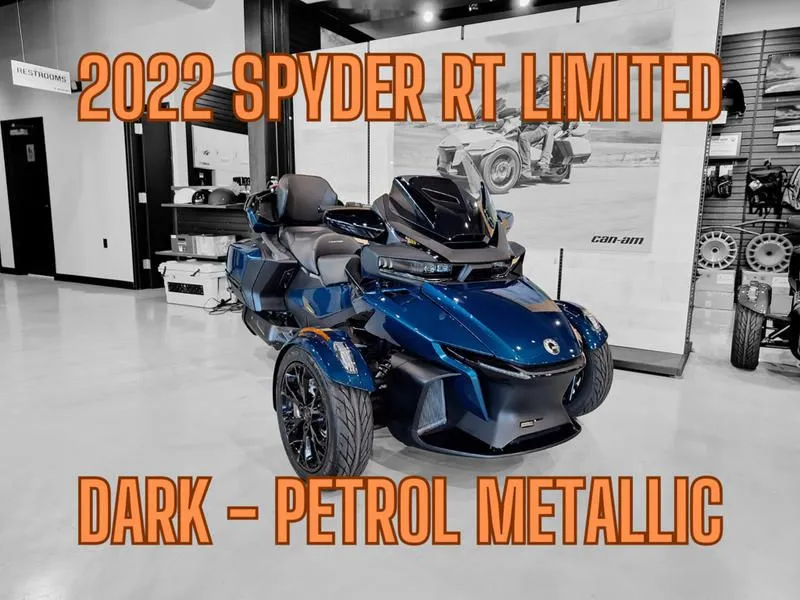 2022 Can-Am Spyder RT Limited Dark - Petrol Metallic
