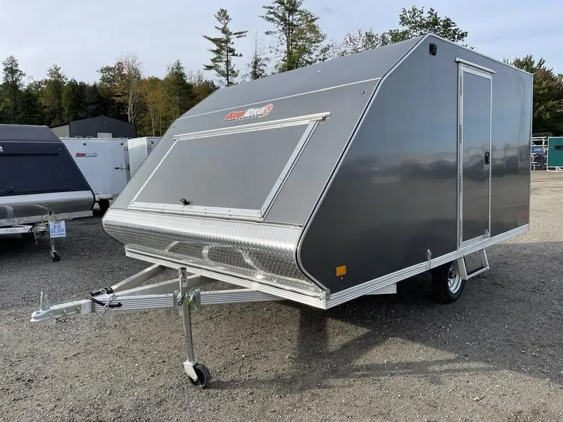 2022 SnoPro Trailers  101x12 Hybrid 2-Place Snow Trailer w/ Mats + Guides
