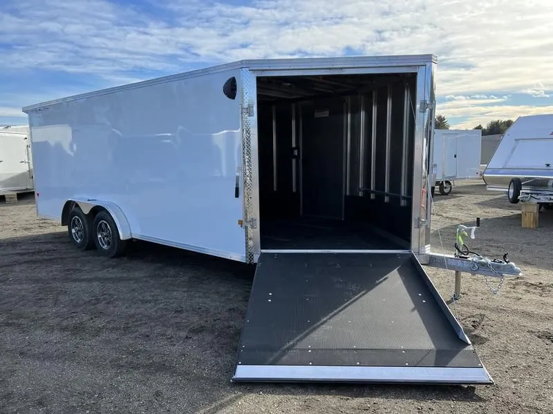 2022 Stealth Trailers  7.5x18 Aluminum 2-Place Enclosed Snowmobile Trailer
