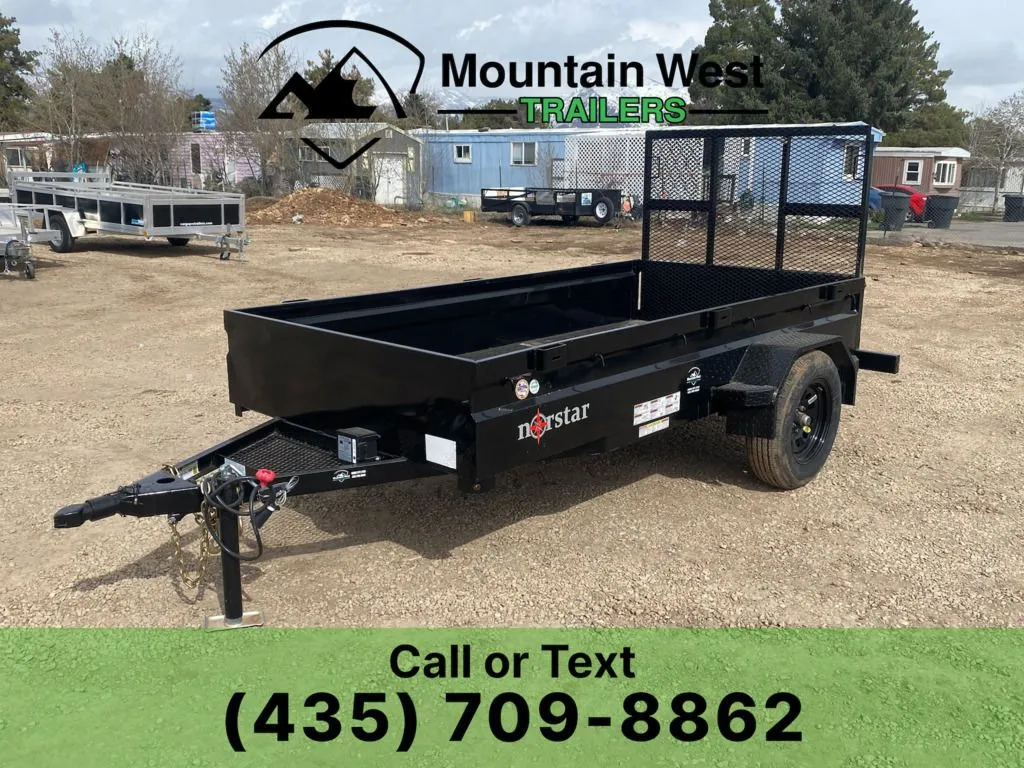 2022 Norstar 5X10 Stationary Bed Utility Trailer