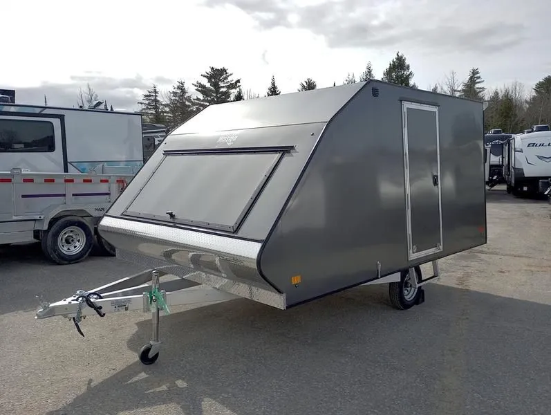 2024 Mission Trailers  101x12 Aluminum 2-Place Crossover w/Mats & Guides, Rear Canopy