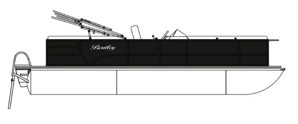 2024 Bentley Pontoons Legacy 223 Navigator 3/4 Tube