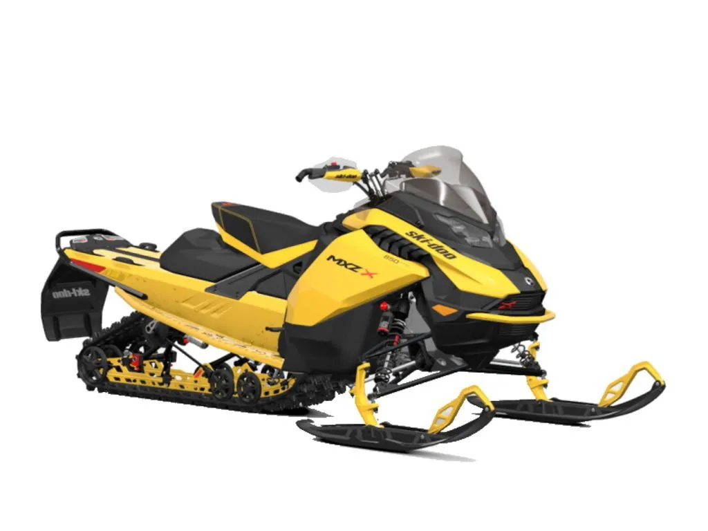 2024 Ski-Doo MXZ X Rotax 850 E-TEC 137 RipSaw 1.25 7.2 in Yellow