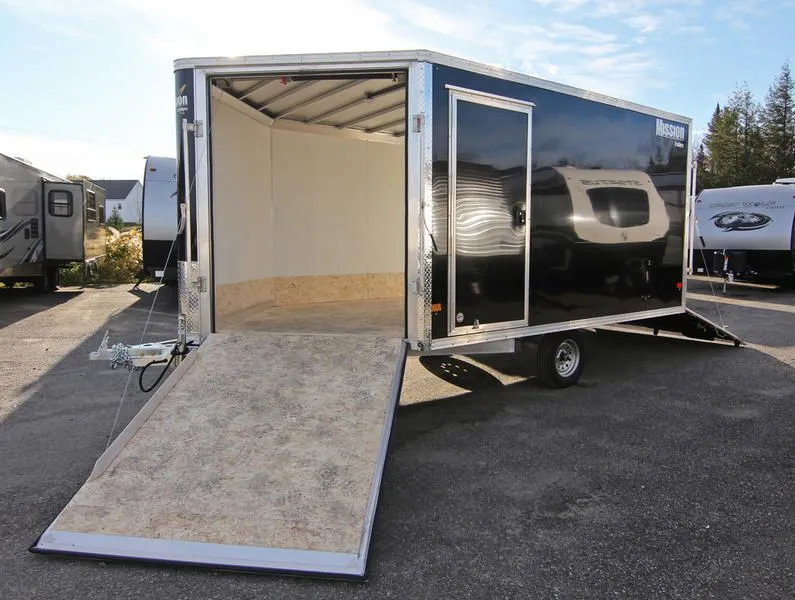 2022 Mission Trailers  101x12 Aluminum 2-Place Drive In/Drive Out Deckover w/Galvanized Axle