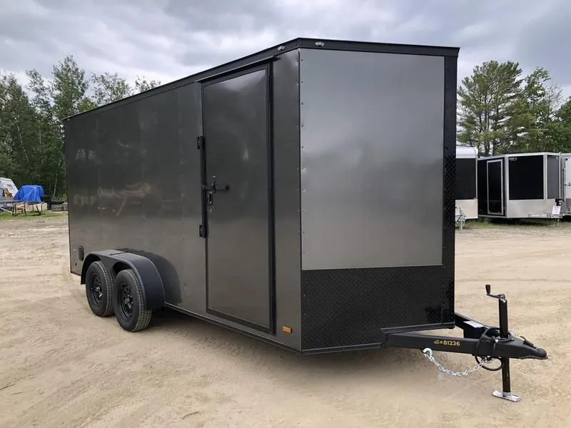 2022 Covered Wagon Trailers  7x16 7K Enclosed Cargo w/Blackout Package, 7' Interior