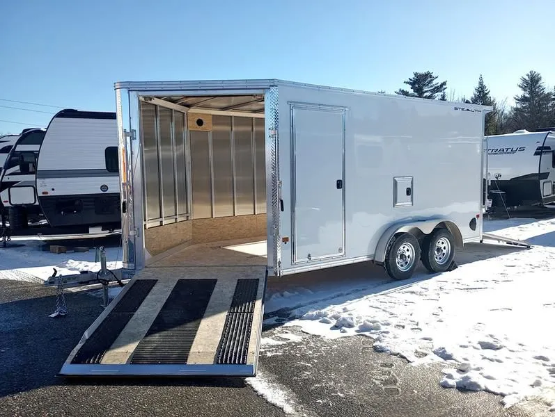 2024 Stealth Trailers  7.5x14 Aluminum 2/3-Place Drive in/Out w/Galvanized Package, Extra Height