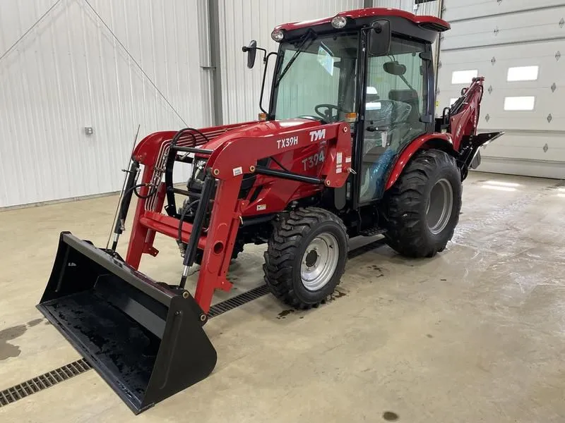 2023 TYM  T394 Tractor with 37.4HP, Cab, Loader, and Backhoe