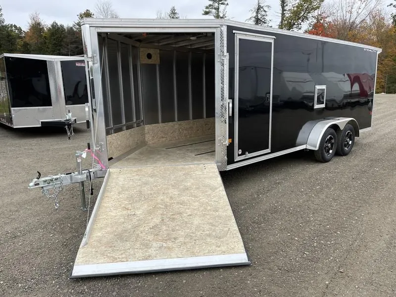 2022 Stealth Trailers  7x18 Aluminum 3-Place Inline Enclosed Snow Trailer