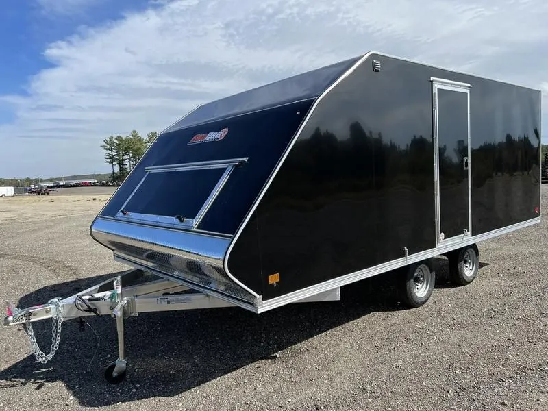 2023 Sno Pro Trailers  101x16 Aluminum 3-Place Hybrid w/Tapered Ramp