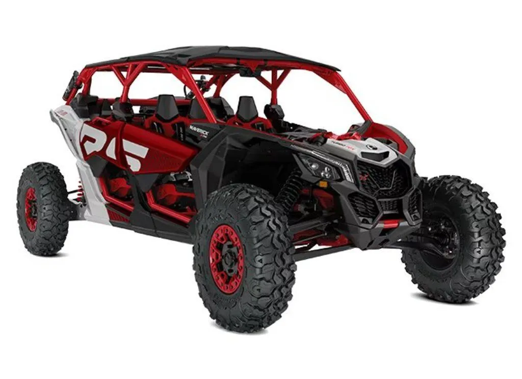 2024 Can-Am Maverick X3 MAX X rs Turbo RR with Smart-Shox Fiery Red & Hyper Silver