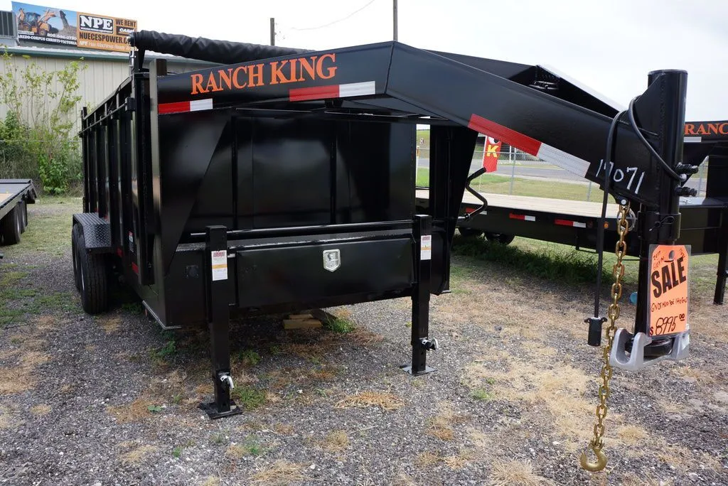 2020 Ranch King Trailers Heavy Duty Dump GVWR 14000# DT14610-90EE