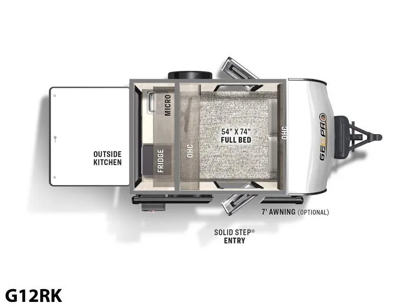 2021 Forest River Rockwood Geo Pro G12RK