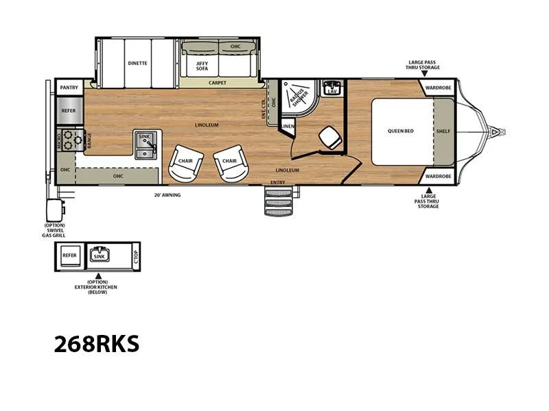 2016 Forest River VIBE Vibe 268RKS