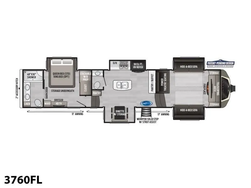 2020 Keystone RV Montana 3760FL