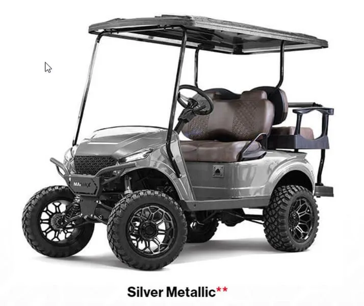 2022 MadJax STORM BODY SILVER METALLIC cart not included