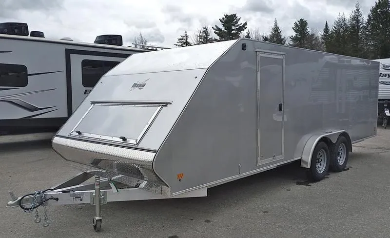 2023 Mission Trailers  7.5x22 Aluminum 4-Place Crossover w/Spring Assist Ramp, Side Access Door