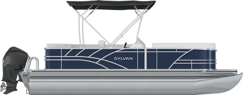 2024 Sylvan MIRAGE 820 PARTY FISH 90HP VMAX BUNK TRAILER
