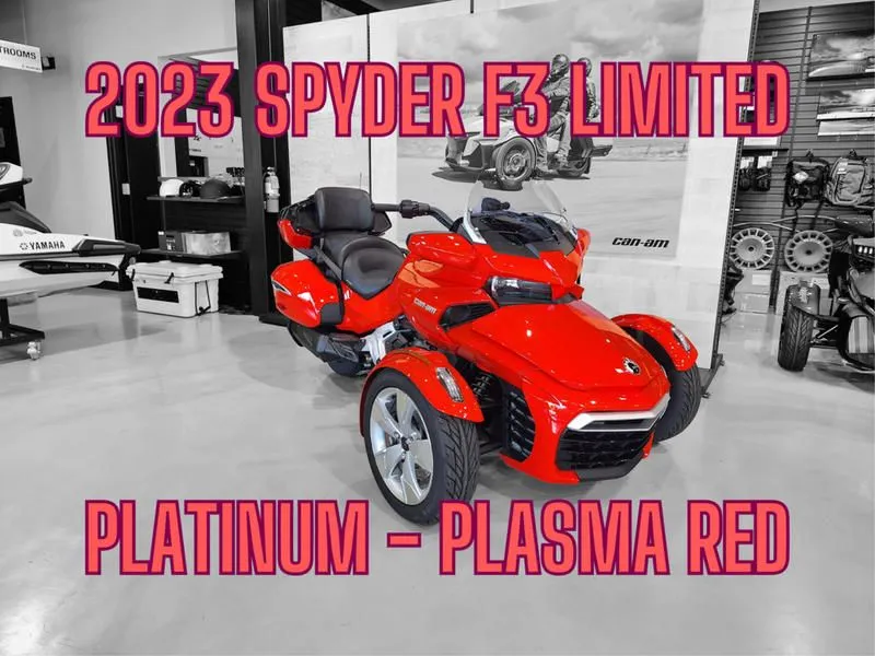 2023 Can-Am Spyder F3 Limited Platinum - Plasma Red