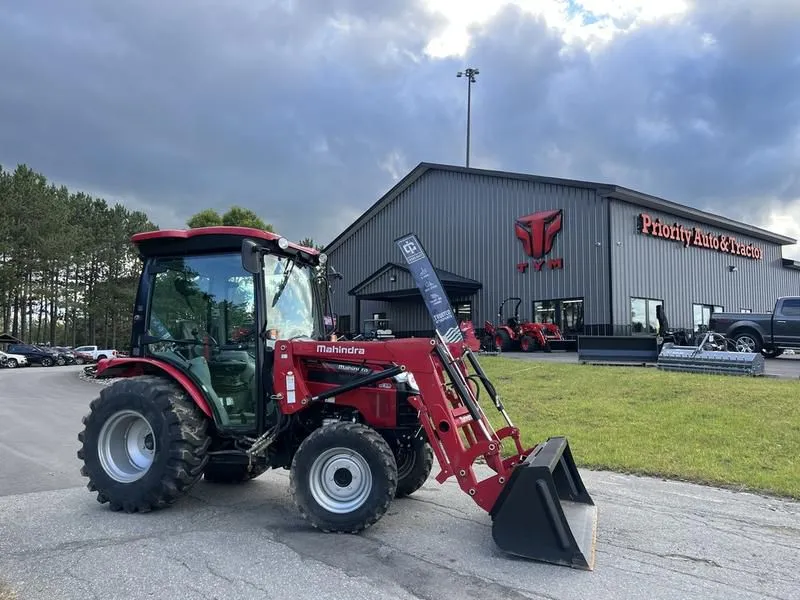 2019 Mahindra 2645 with Cab, Loader and Blower