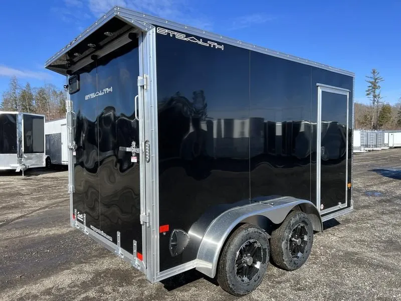 2023 Stealth Trailers  7x12 Aluminum Enclosed Cargo Trailer w/Rear Canopy