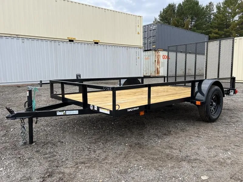 2024 Triple Crown Trailers  6x12 3K Powder Coat Utility w/Ramp Gate