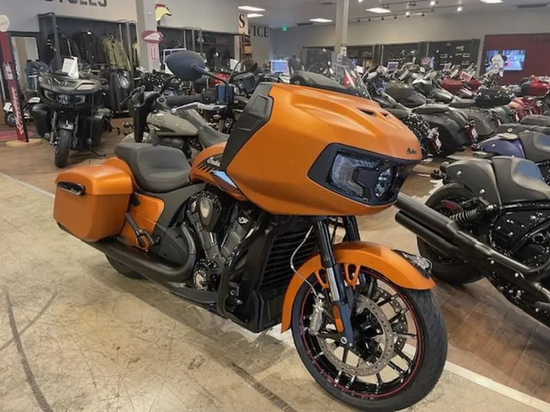 2023 Indian Motorcycle Challenger Dark Horse Icon Riot Orange Smoke