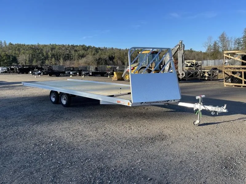 2022 Sno Pro Trailers  101x24 Drive On/Off Aluminum Open 4-Place Snow Trailer