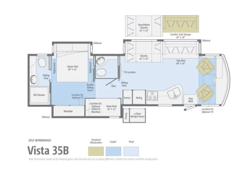 2013 Winnebago  Vista 35B