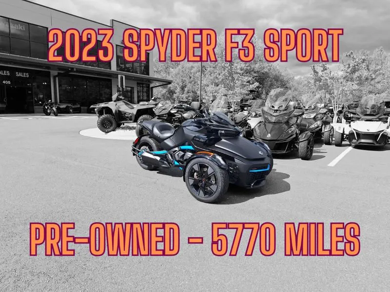 2023 Can-Am Spyder F3-S Special Series - Pre-Owned