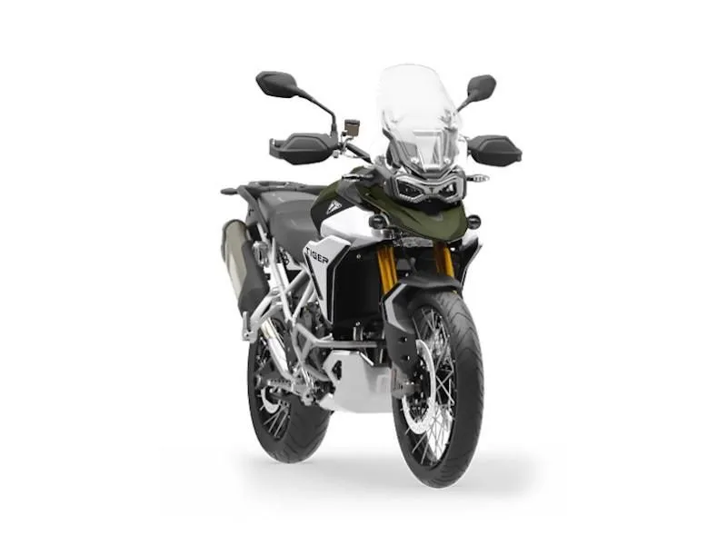 2024 Triumph Tiger 900 Rally Pro Matt Khaki Green / Matt Phantom Black